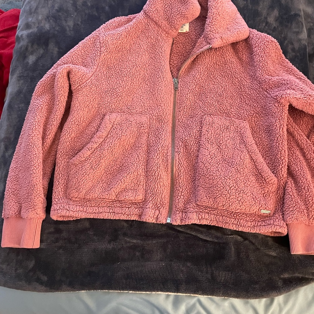 Cropped pink billabong jacket